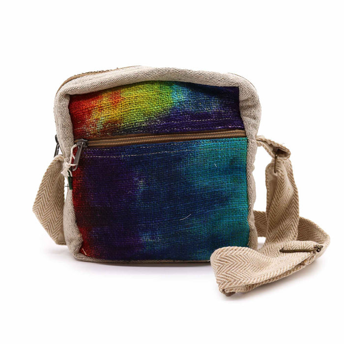Hanf-Kuriertasche - Batik