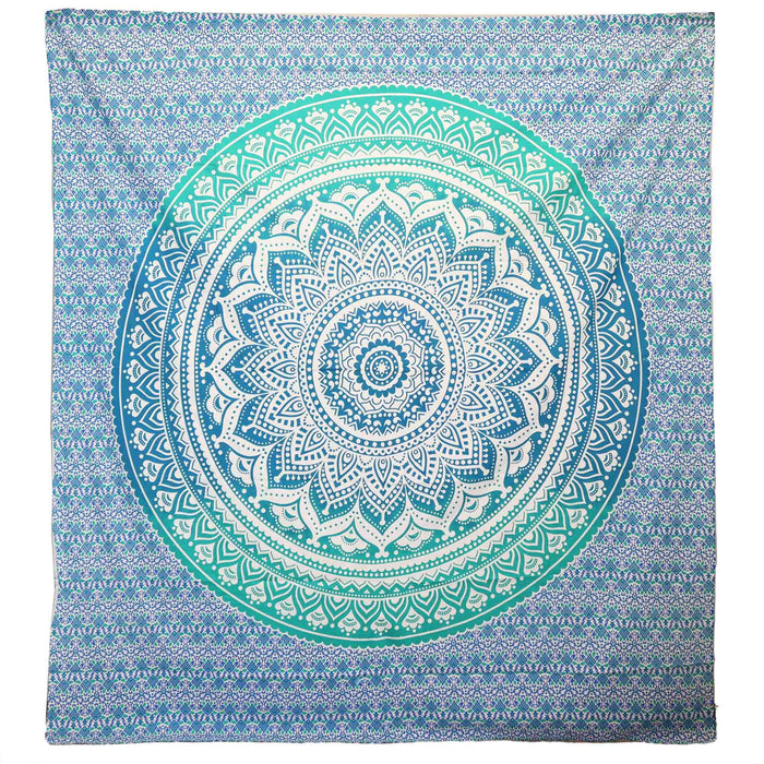 Wall Hanging / Beach Spread - Umrao Mandala, Green
