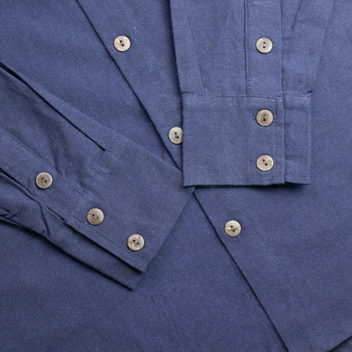 Soft Cotton Kathmandu Shirt - Indigo (XL)