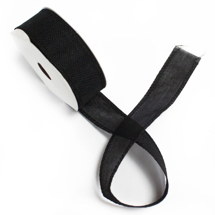 Naturtextur-Band – Schwarz