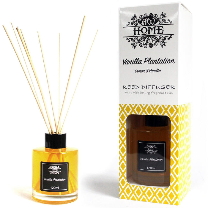 120 ml Raumduft mit Rattanstäbchen – Vanilleplantage