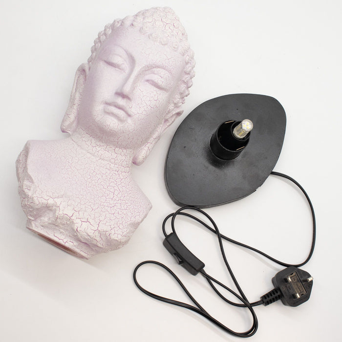 Buddha Glow Lamp – Büste, Cherry Crackle