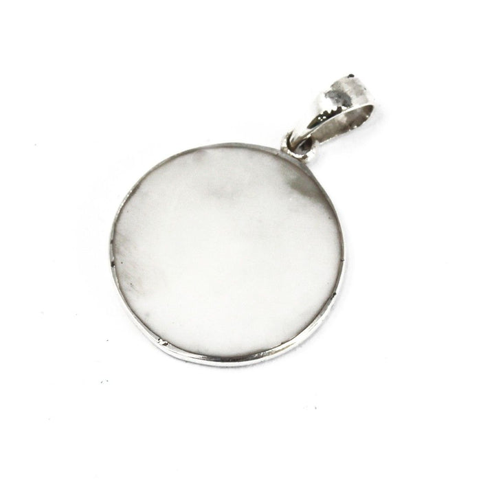 Sterling Silver & Mother-of-Pearl Pendant - Tree of Life (20mm)