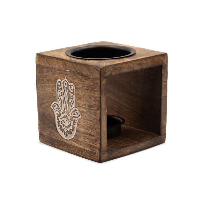 Mangoholz-Duftlampe – Hand der Fatima