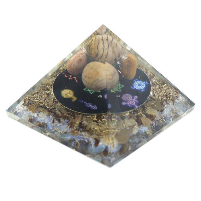 Orgonit Pyramide - Mitternachts-Reiki (Groß)