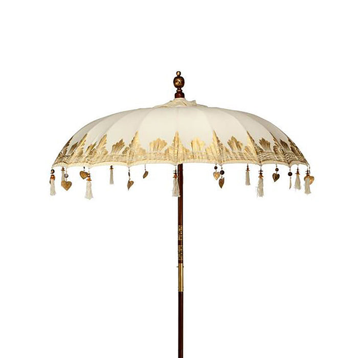 Parasol de patio Bali - Toile naturelle, 2 m