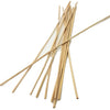 Light brown bamboo diffuser sticks made of slender wooden skewers uniform in shape for reed diffusers