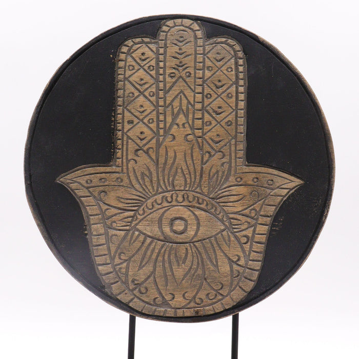 Buddha Feng Shui Set - Hamsa, Grau
