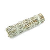 A neatly bundled california white sage smudge stick wrapped with light twine in 10cm and 15cm sizes