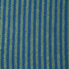 Blue and lime green vertically striped recycled cotton throw from daisy snow in a casual knit design