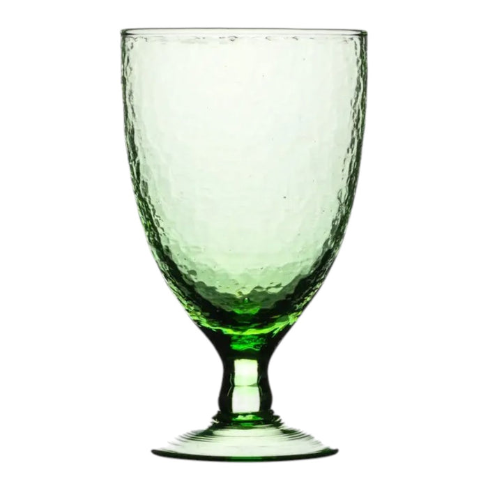 Recycled Glass Wine Glass - Ice Green