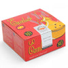 Red and yellow cardboard box of swift-lite charcoal tablets labeled 80 for Excelsior charcoal tablets box of 80