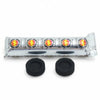Black circular charcoal tablets in silver foil wrapper labeled snuff-t-lite with red and yellow branding box of 80