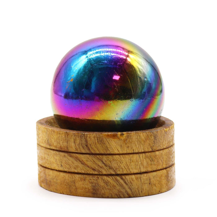 Sphère de pierre précieuse, 50 mm - Aura d'améthyste