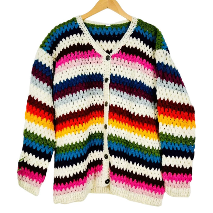 GRINGO FAIRTRADE 100% Wolle Strickpullover – Türkis