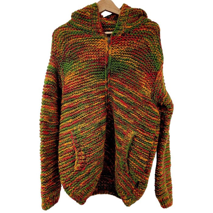 GRINGO FAIRTRADE Pull en maille 100 % laine – Turquoise