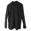 Black ribbed corduroy grandad shirt with long sleeves and high collar from gringo fairtrade collection