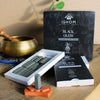 Black oudh incense smudge bricks in a white box by ishom for incense smudge and cleansing use