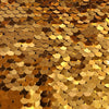 Gold and silver sequined mermaid cushion cover with shimmering scale-like texture for standard cushions