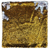 A square mermaid cushion cover with reversible gold and silver sequins for standard cushions with a shimmering finish
