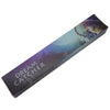 A black rectangular box of new moon aromas natural incense sticks featuring a dreamcatcher wolf design and divine soul scent