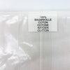 Pack of 4 white outdoor placemats from eden collection made of 100 percent cotton with clear plastic sleeve and label