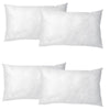 White rectangular cushion inner with soft pet fibre filling fits 50cm x 30cm cover for plush comfort