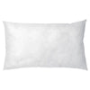 White rectangular cushion inner with soft pet fibre filling fits 50cm x 30cm cover with subtle fabric folds