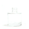 Clear glass round reed diffuser bottle with narrow neck screw cap suitable for bamboo reed diffuser use 50ml