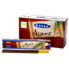 Satya incense sticks ajaro in a red and gold box with peacock feather design for aromatic use