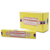 Yellow rectangular box of satya incense sticks divine blessing with red and white labeling and 15g net weight