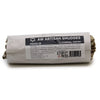 A rolled bundle of earthy-toned natural copal incense sticks wrapped in white paper with a black aw artisan smudges label