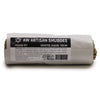 A rolled bundle of white sage smudge stick wrapped in paper labeled aw artisan smudges white sage 10cm