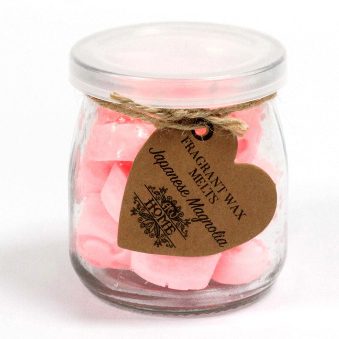 Sojawachs-Melts im Glas – Japanische Magnolie