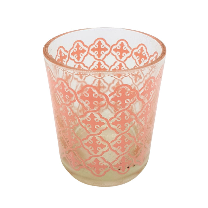 Tiled Pattern Tealight Holders - Choice of 3 Colours