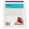 A vibrant red geode with white crystals and dark brown casing featured in the crystal bible by judy hall volumes 1 2 and 3