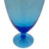 The Window, Milford Haven ice blue recycled glass wine glass with a textured hammered finish and elegant stem.
