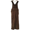 The Window, Milford Haven chocolate brown jumbo cord dungarees with front pocket and adjustable straps.