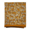The Window, Milford Haven recycled sari scarf in mustard yellow and grey with a delicate floral pattern