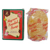 The Window, Milford Haven Mysore Sandal Soap bar in its green floral box and wrapped in clear plastic packaging.