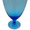 The Window, Milford Haven recycled ice blue wine glass with a textured finish and 500ml capacity.