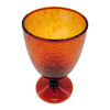 The Window, Milford Haven recycled berry red wine glass with a textured, bohemian-style finish and 500ml capacity.