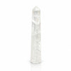 The Window, Milford Haven 17cm clear rock crystal six-face obelisk point with a polished finish for home decor.
