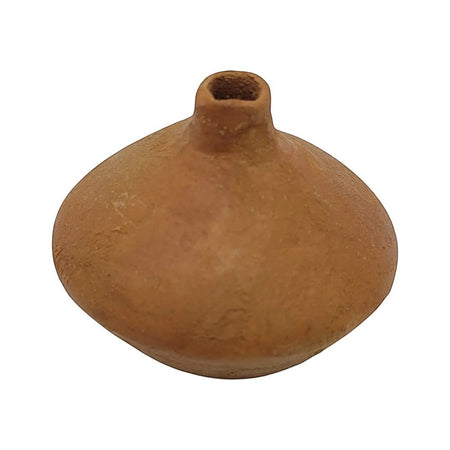 The Window, Milford Haven handmade round terracotta incense stick holder with a rustic matte finish.