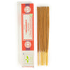The Window, Milford Haven Satya 7 Archangels incense sticks in a red and white box with hand-rolled bamboo sticks.