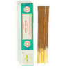 The Window, Milford Haven Satya Money Bank incense sticks in a green and white box with hand-rolled bamboo sticks.