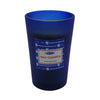 The Window, Milford Haven SATYA Nag Champa scented soy wax candle in a frosted blue glass jar