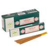 The Window, Milford Haven Satya Tree of Life incense sticks in green and white packaging with bamboo sticks
