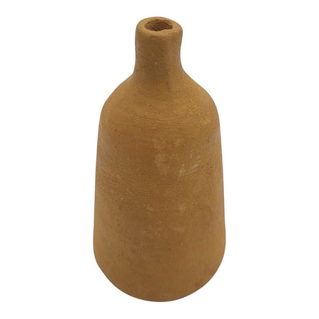 The Window, Milford Haven terracotta oval incense stick holder with a rustic, handcrafted clay finish.