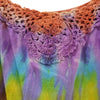 The Window, Milford Haven tie-dyed cotton off-the-shoulder top with a decorative crocheted neckline detail.